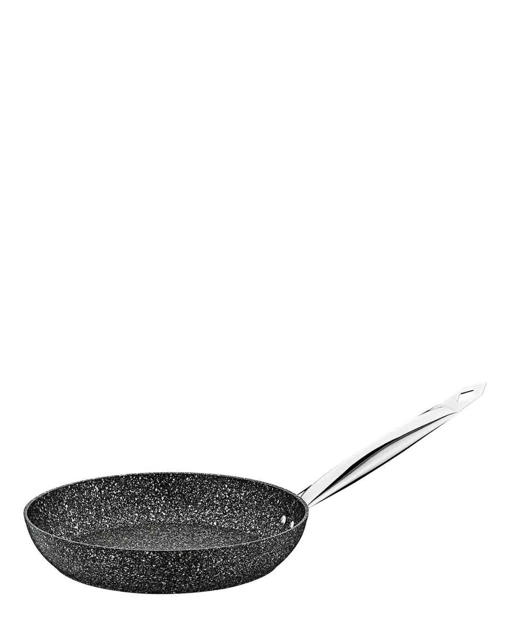 OMS Granite 24cm Non Stick Induction Fry Pan - Black