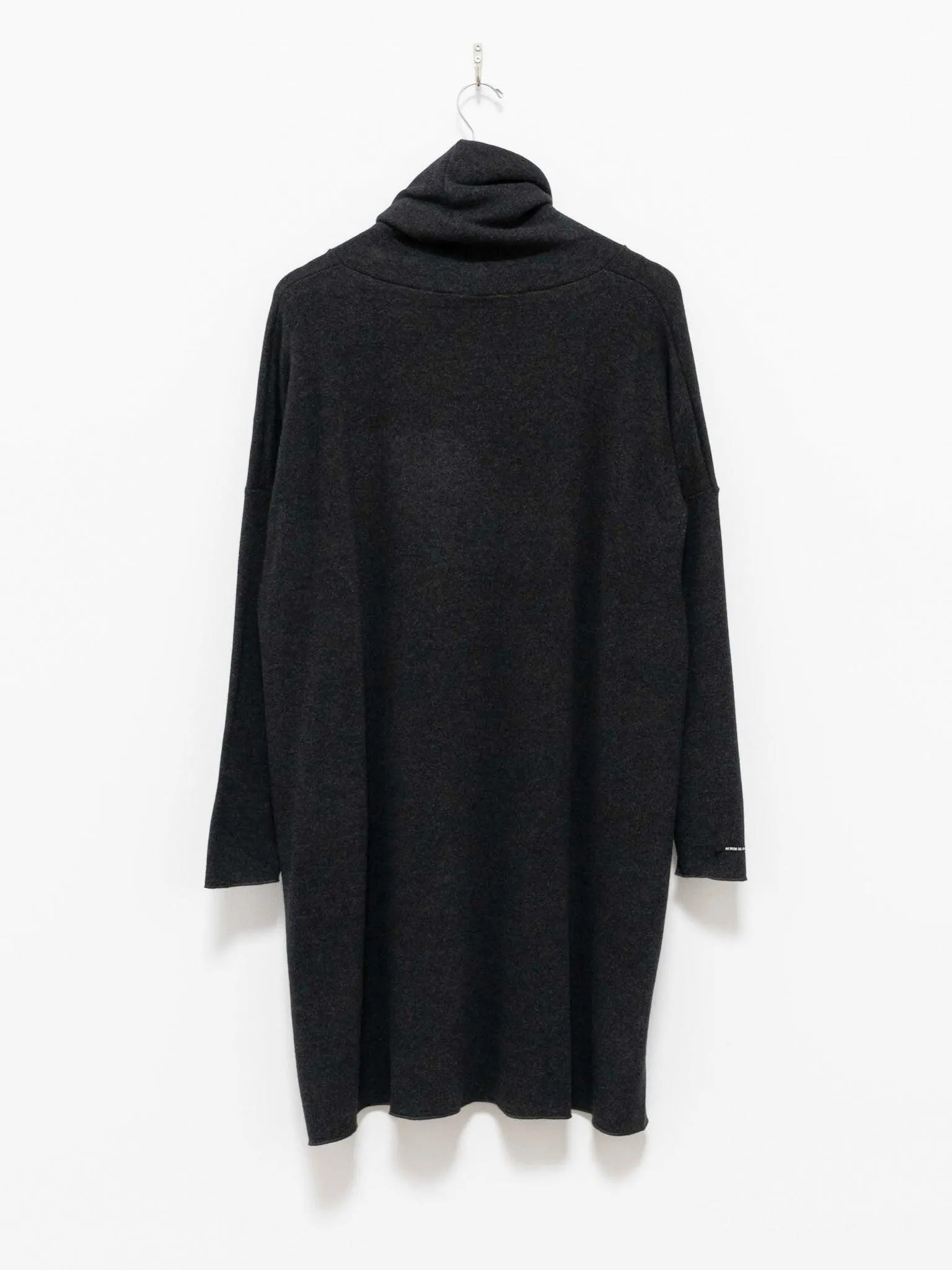 Oversized Turtleneck Dress JP - Almost Black