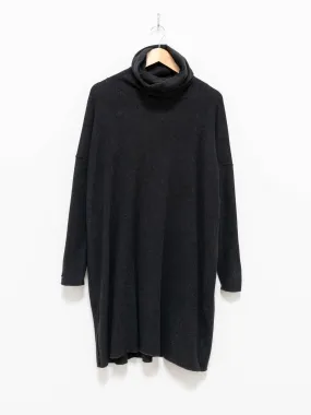 Oversized Turtleneck Dress JP - Almost Black