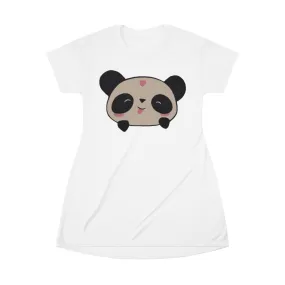 Panda All Over Print T-Shirt Dress