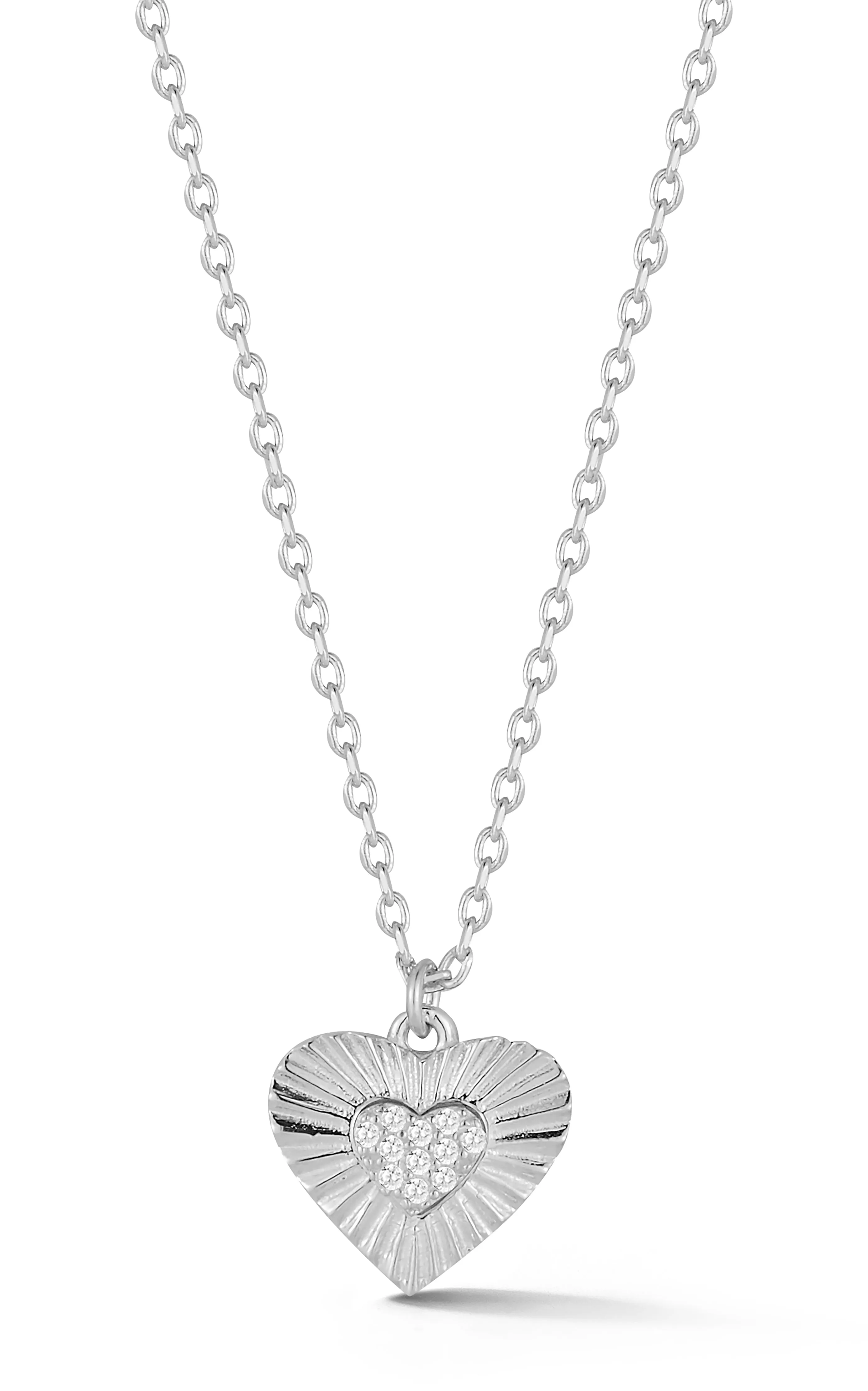 Pavé Heart Necklace