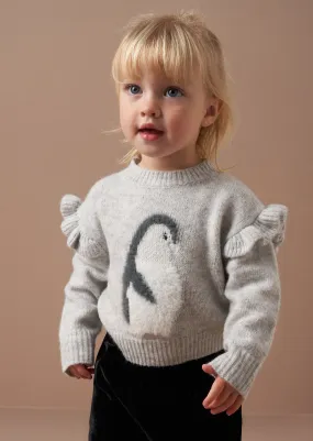 Peggy Grey Penguin Jumper