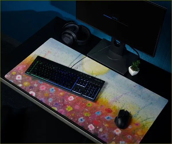 Petalled Skies ~ Gaming Mouse Pad