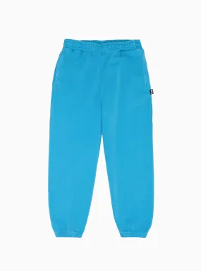 Pigment Dyed Fleece Sweatpants Blue