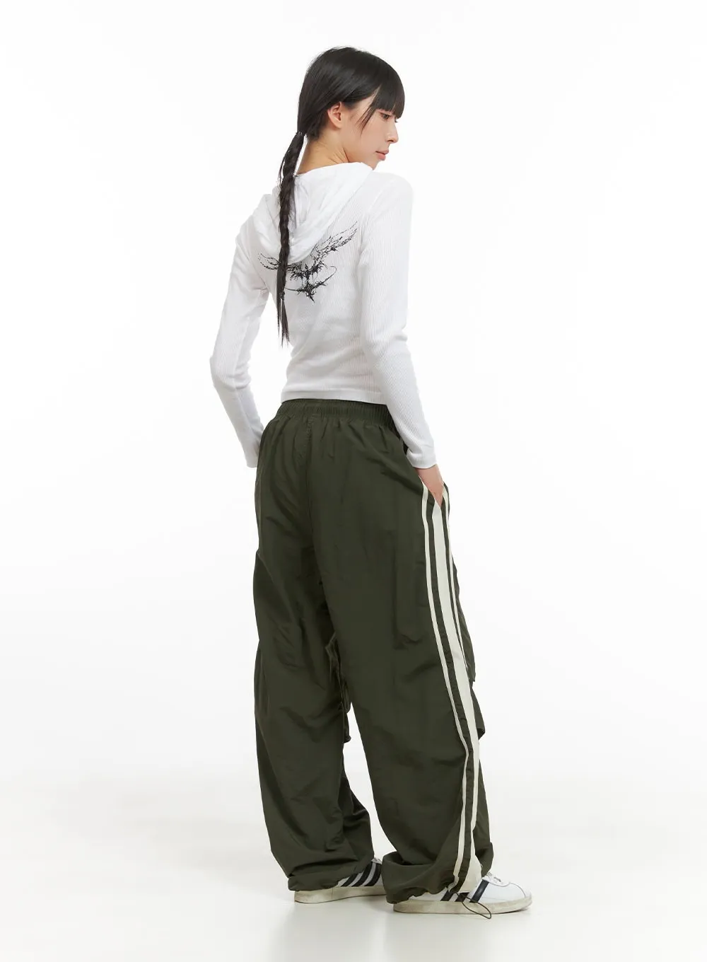 Pintuck Sporty Sweatpants CG420