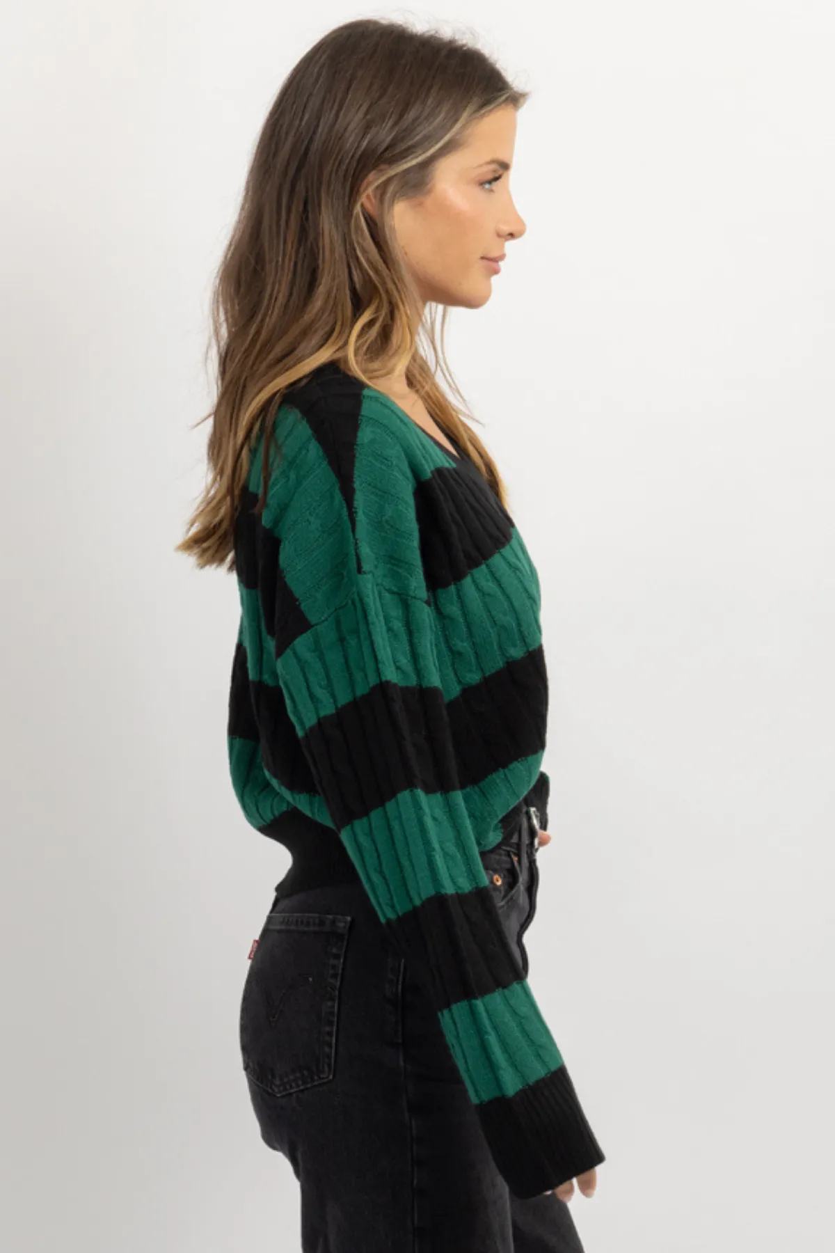 PLAYBOOK CABLEKNIT SWEATER