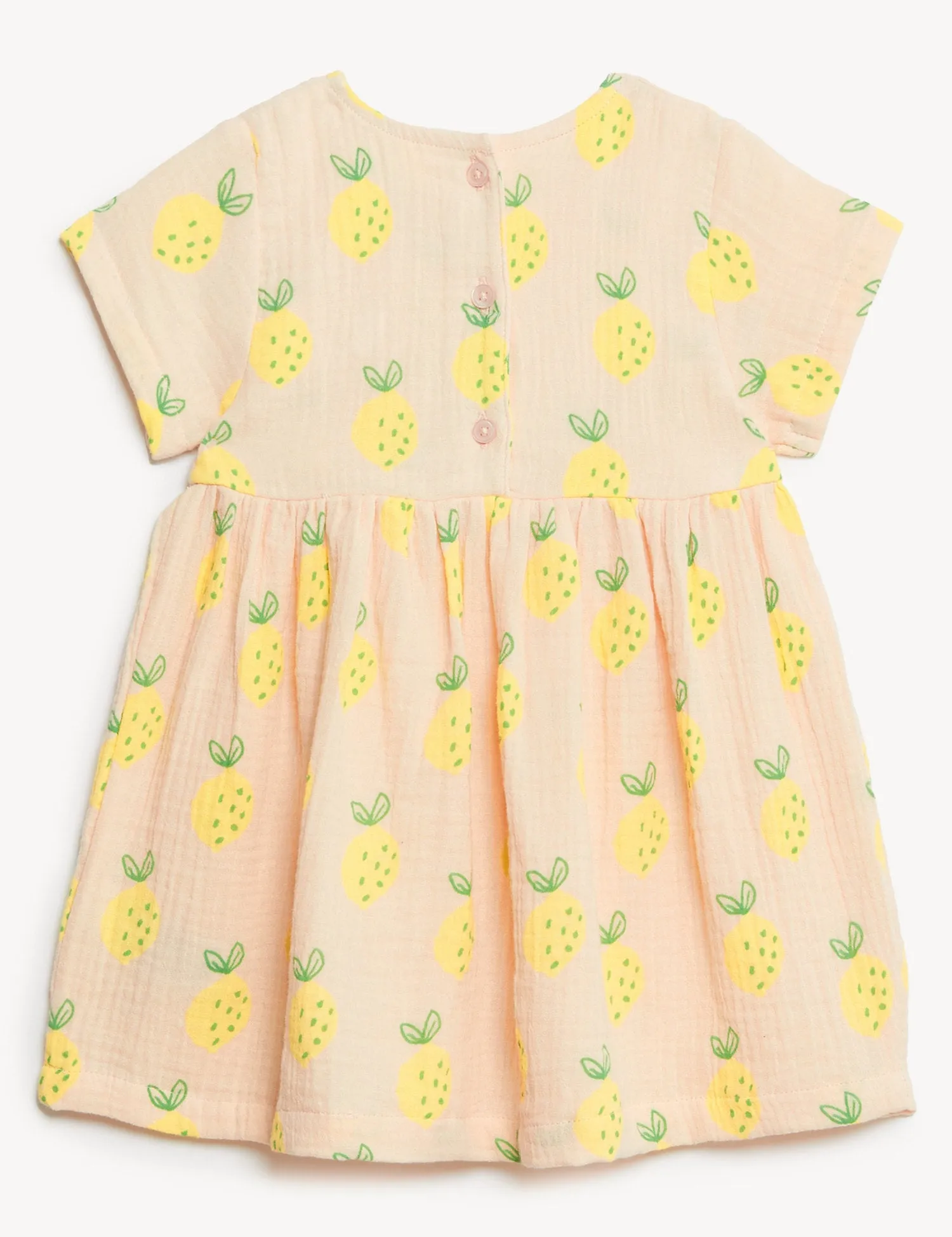 Pure Cotton Lemon Dress