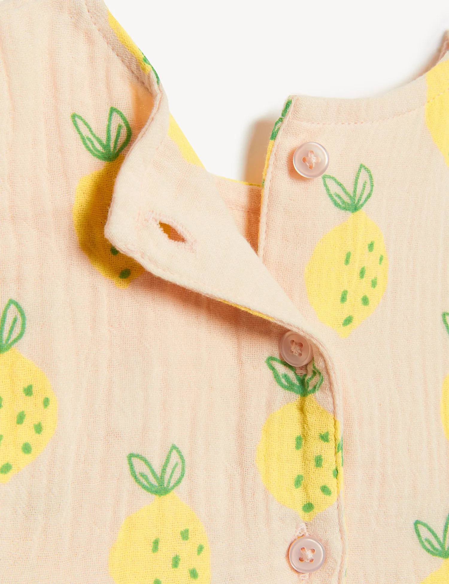 Pure Cotton Lemon Dress