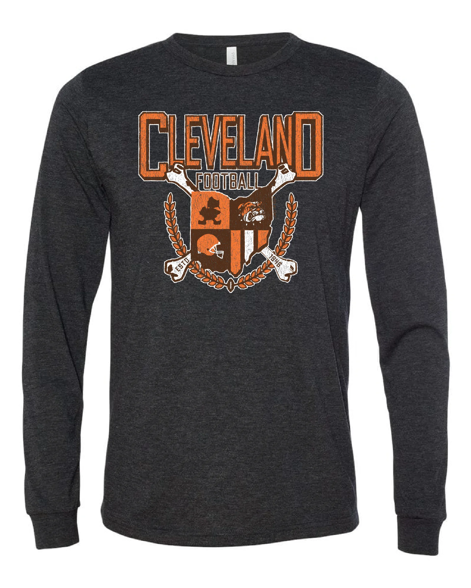 "Cleveland Football Coat of Arms" on Black