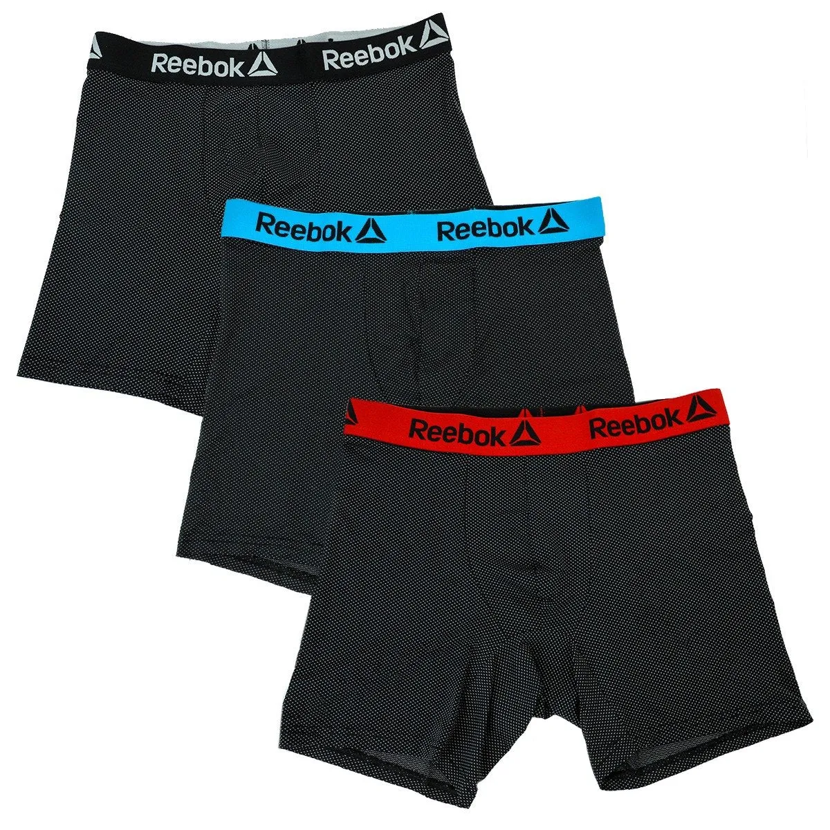 Reebok Men's Performance Boxer Briefs 3-Pack