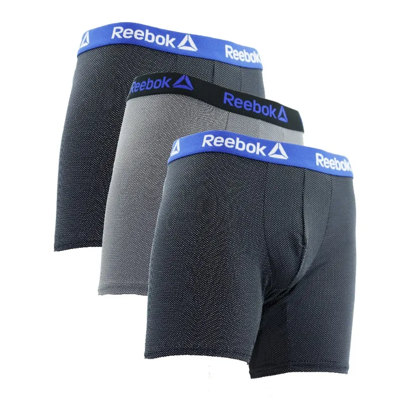 Reebok Men's Performance Boxer Briefs 3-Pack