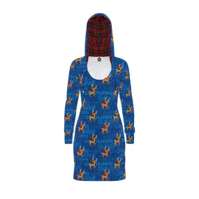 Reindeer Hoodie Dress