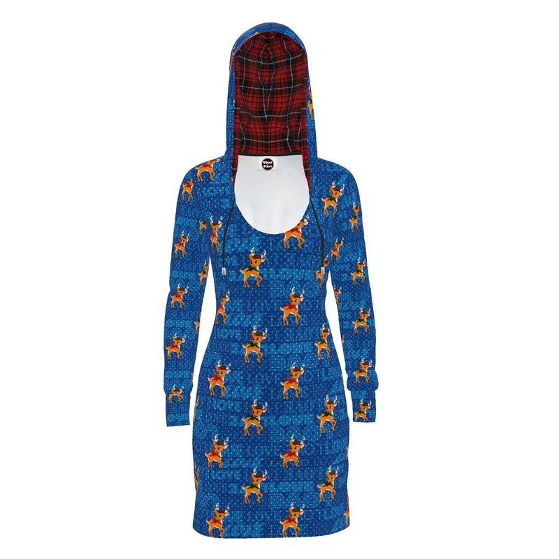 Reindeer Hoodie Dress