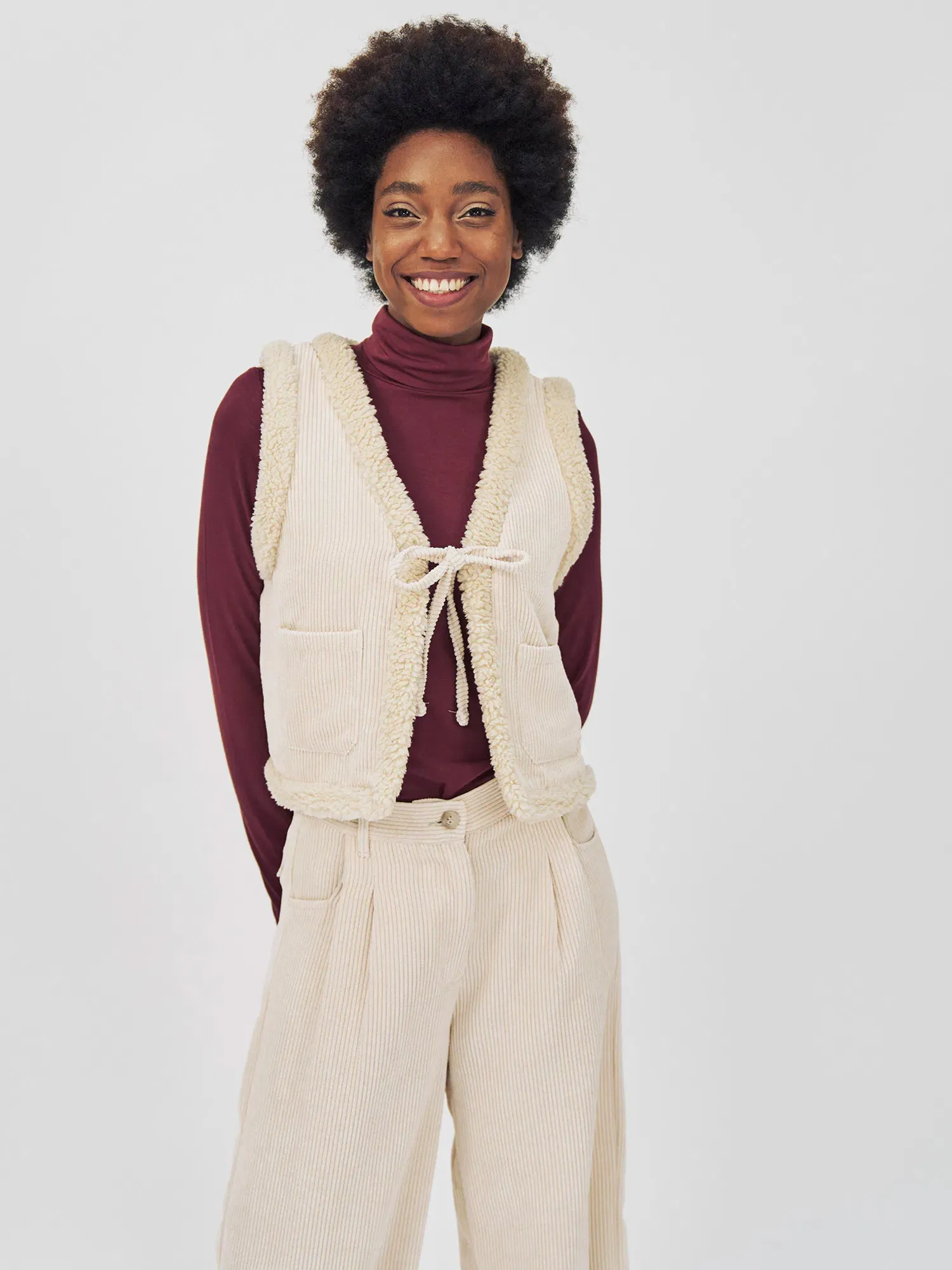 Reversible Corduroy Vest