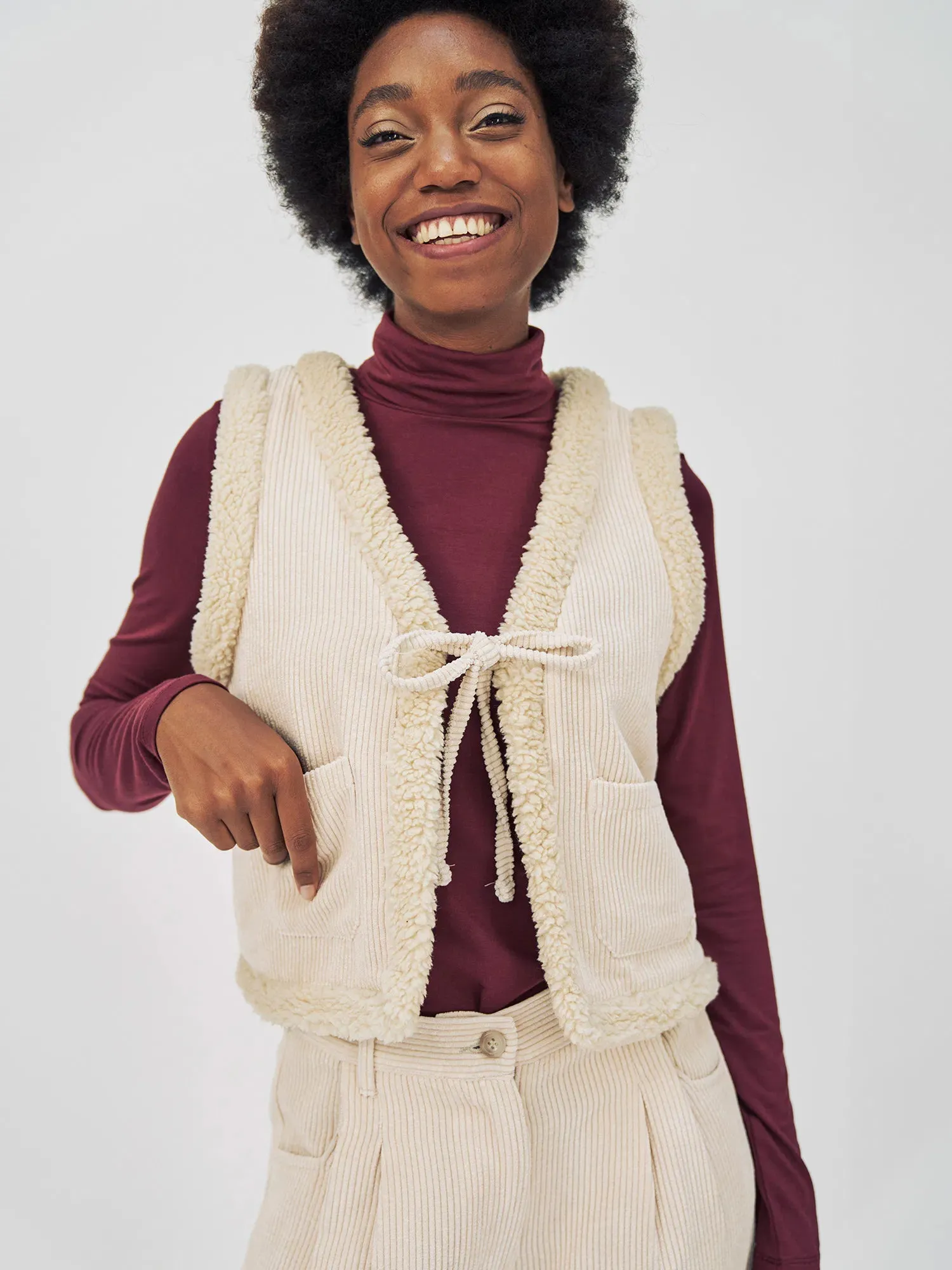 Reversible Corduroy Vest