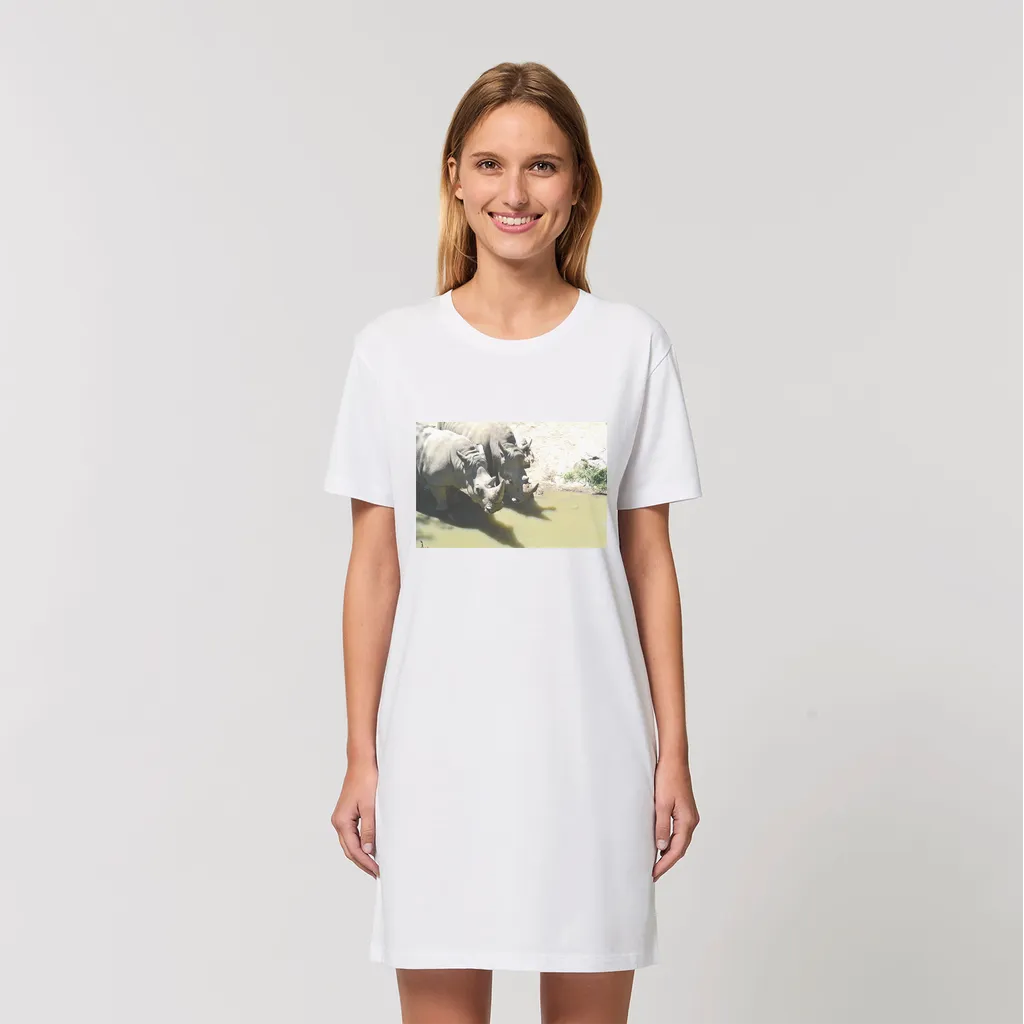 Rhinos Organic T-Shirt Dress