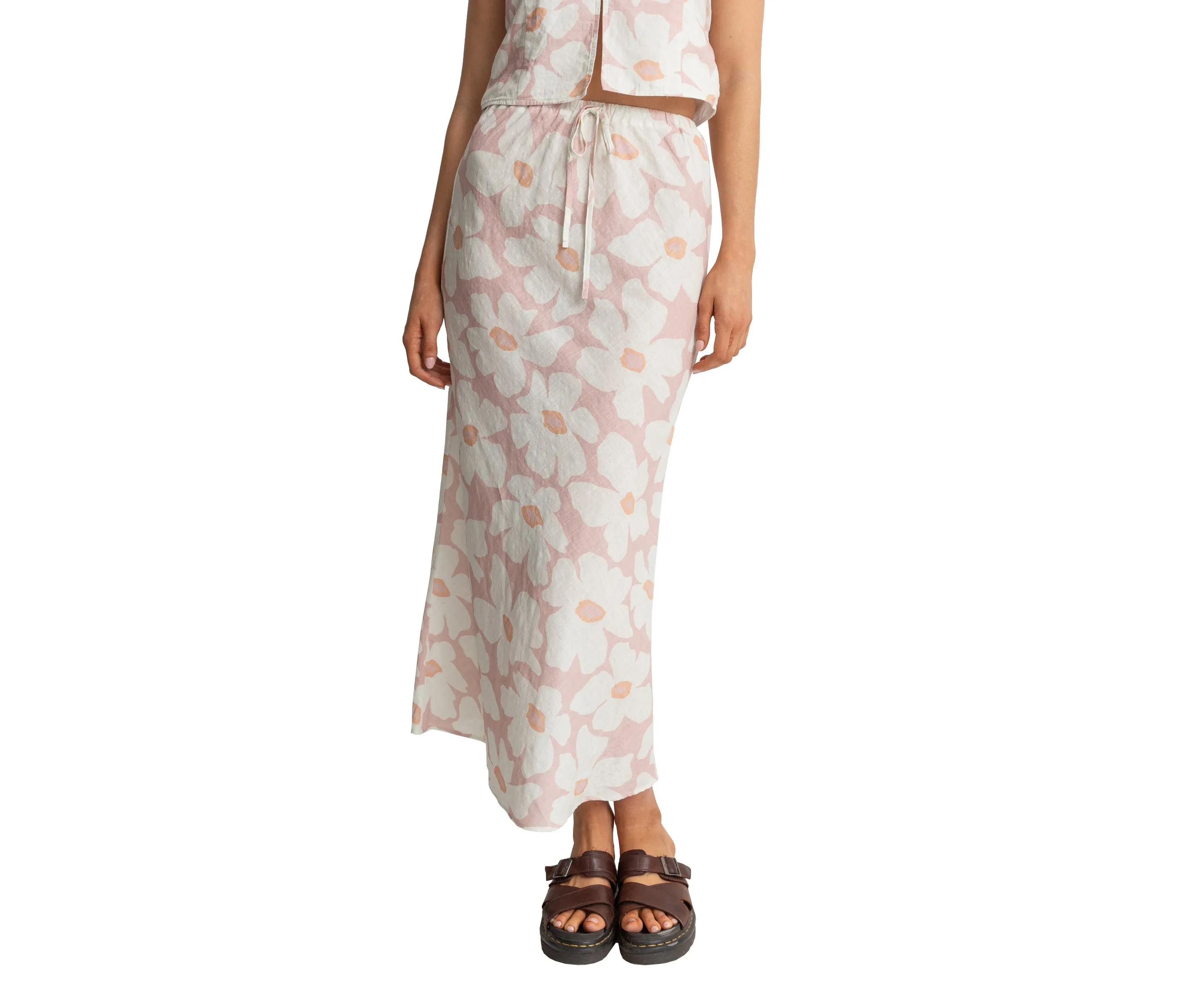 Rhythm Mimi Floral Bias Cut Maxi Skirt