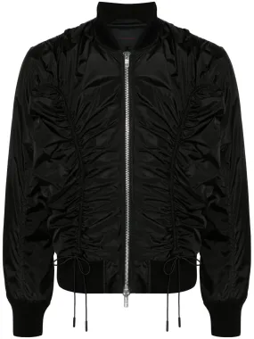 Ruched Classic Bomber Jacket