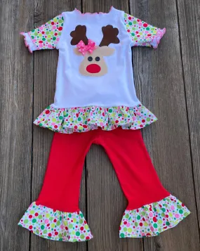 Rudolph Christmas Holiday Outfit