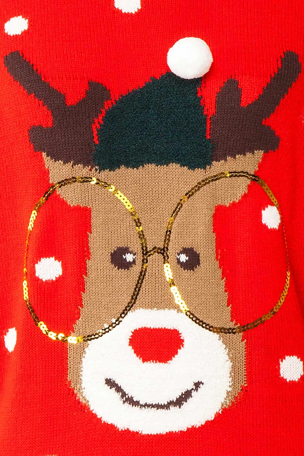 Rudolph Red | Knit Christmas Sweater