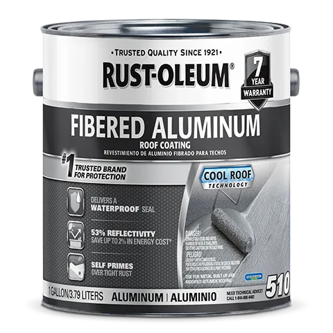 Rust-Oleum 510 Fibered Aluminum Roof Coating