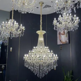 Rylight Multi-Layer Candle Light Crystal Chandelier