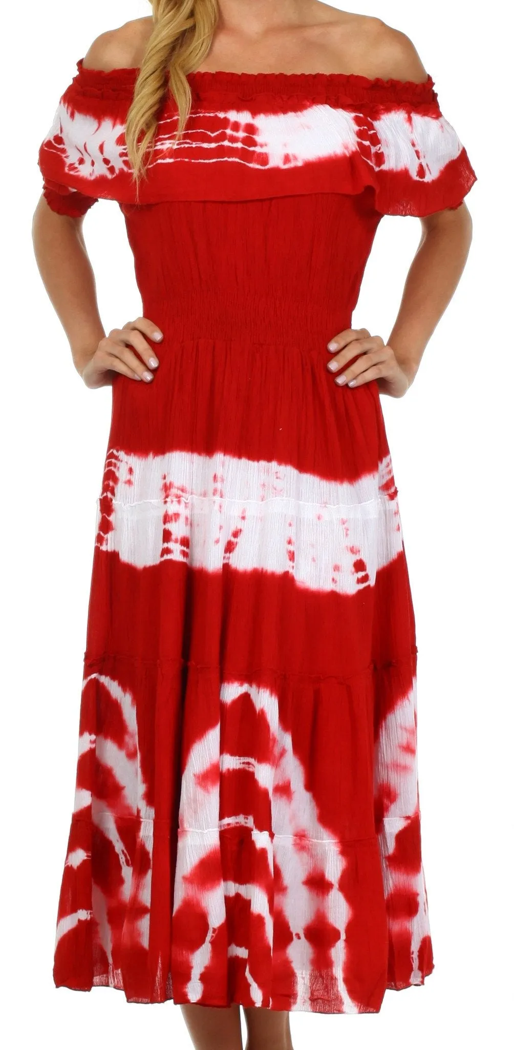 Sakkas Maria Peasant Gypsy Boho Dress