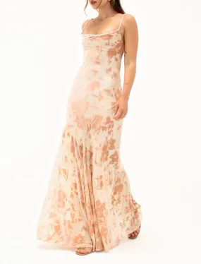 Santeria Maxi Dress | Blush Devore