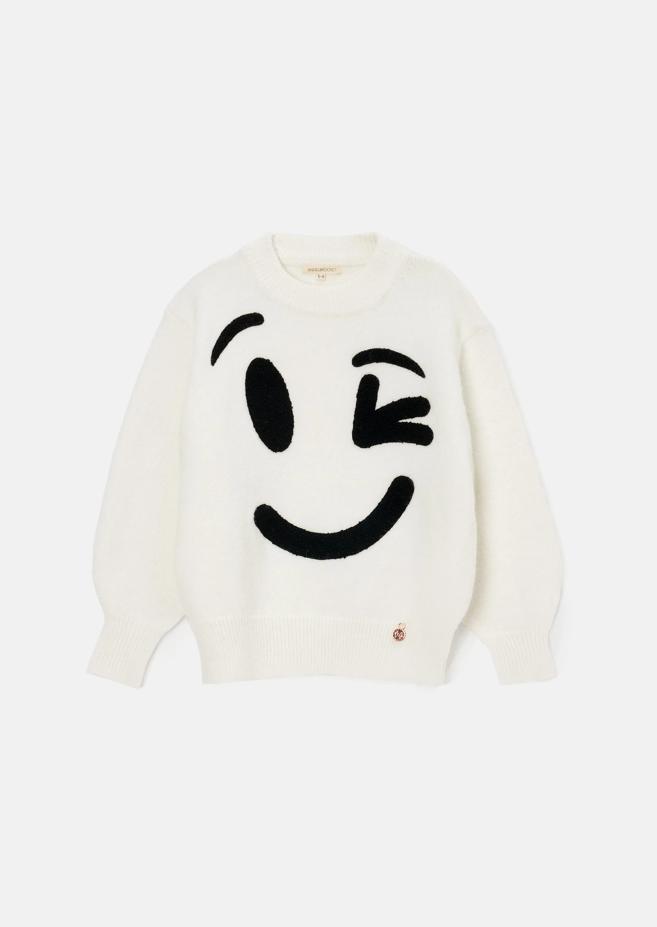 Shanti Ivory Smiley Face Jumper