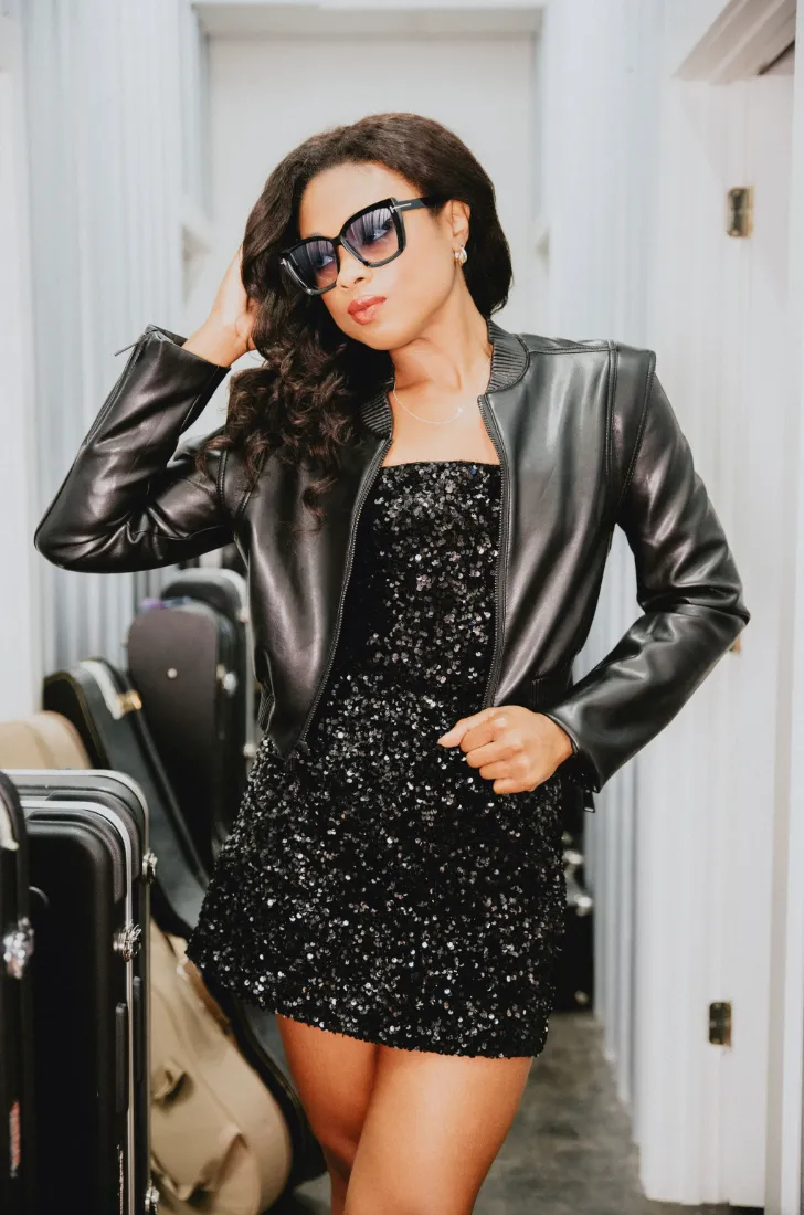 Simkhai Doreen Bomber in Black