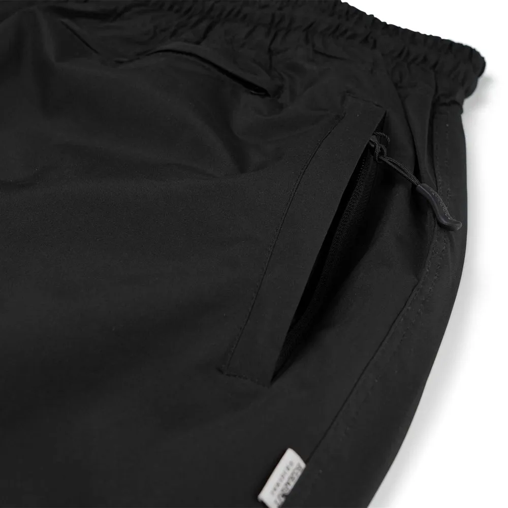 SPIDERWEB SUPER WIDE JOGGER PANTS BLACK