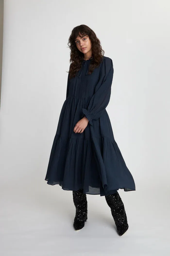 Stella Nova Crispy Navy Dress