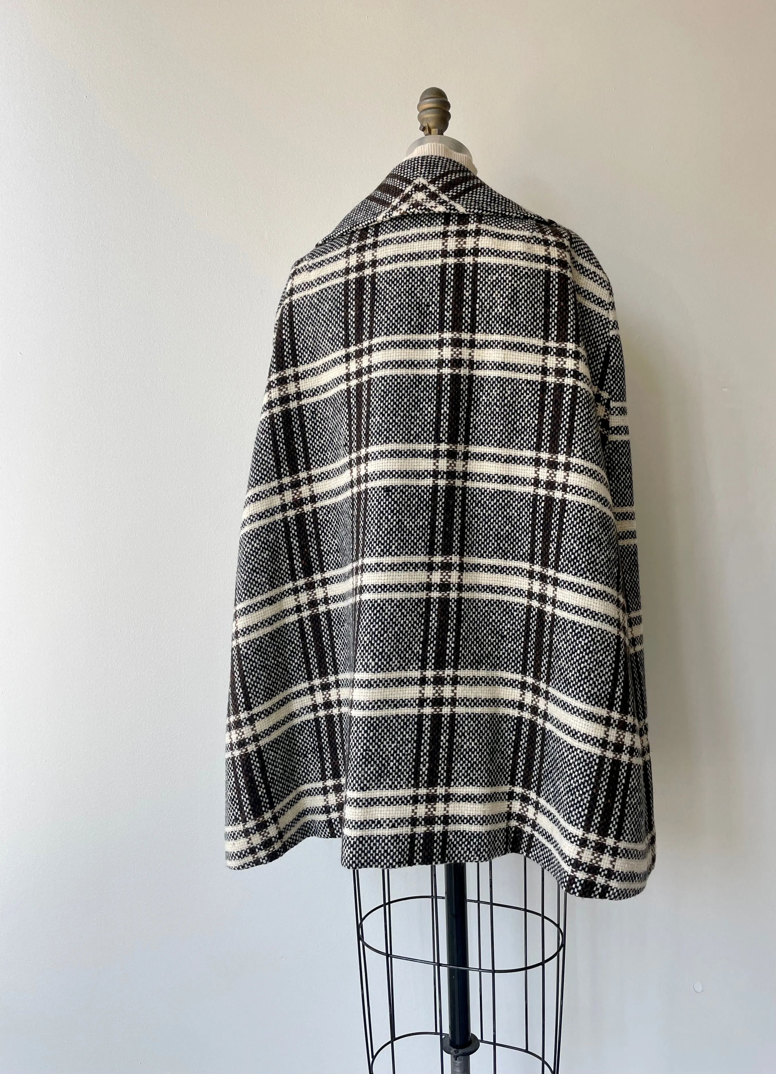 Stour Tweed Wool Cape