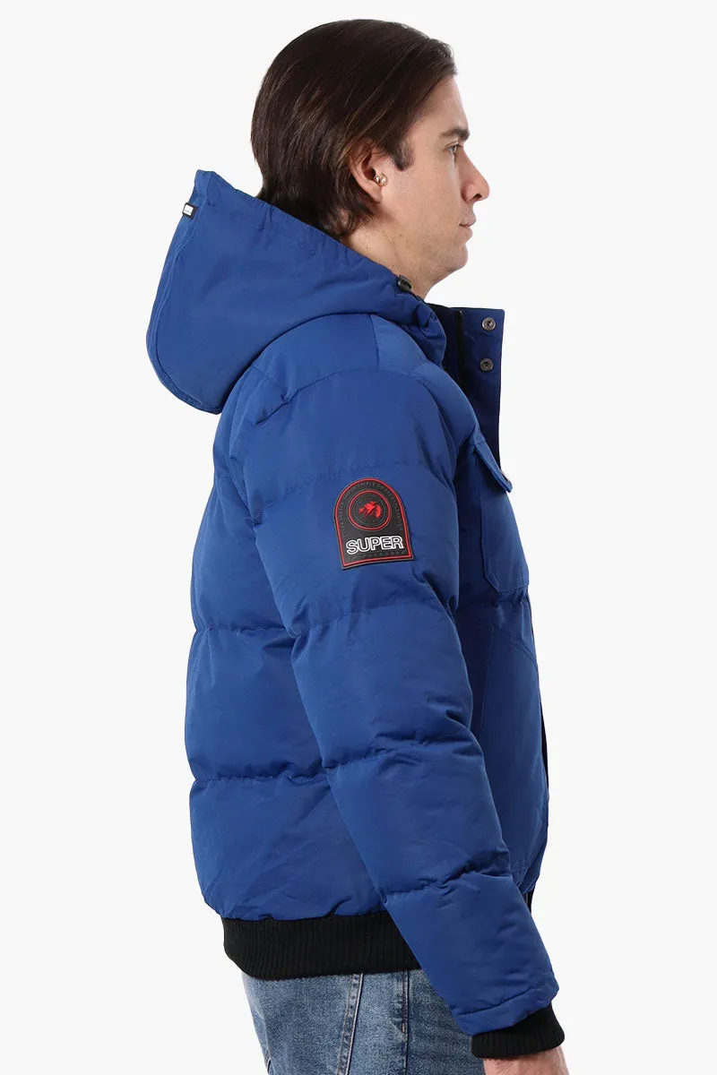 Super Triple Goose 4 Pocket Bomber Jacket - Blue