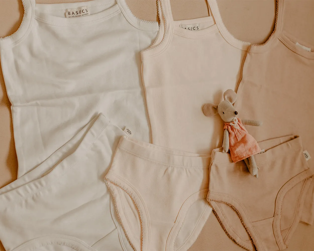 Tank Top & Underwear Set - Coconut Milk