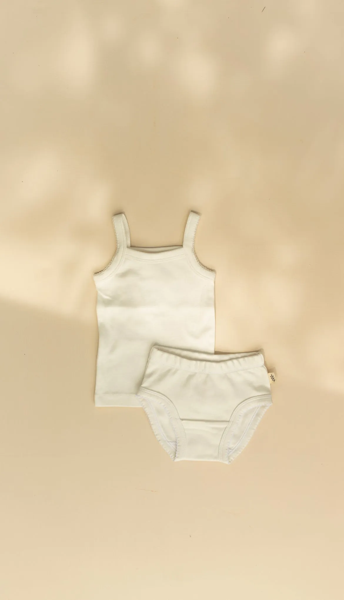 Tank Top & Underwear Set - Coconut Milk