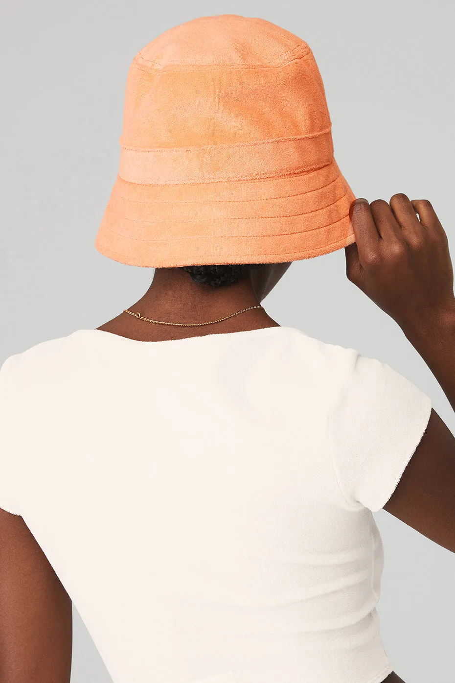 Terry Beachside Bucket Hat - Cantaloupe