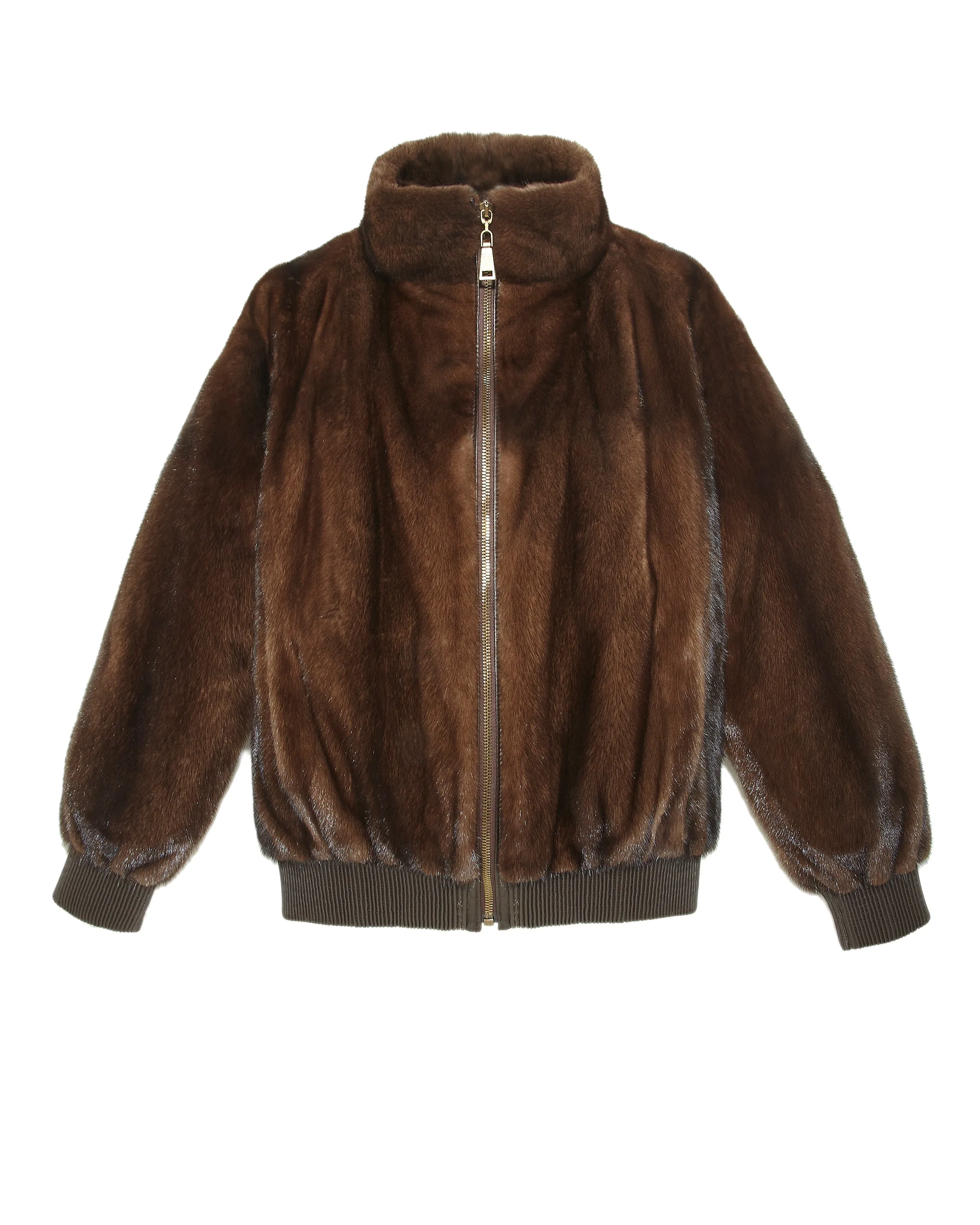 The Amanda Mink Bomber Jacket