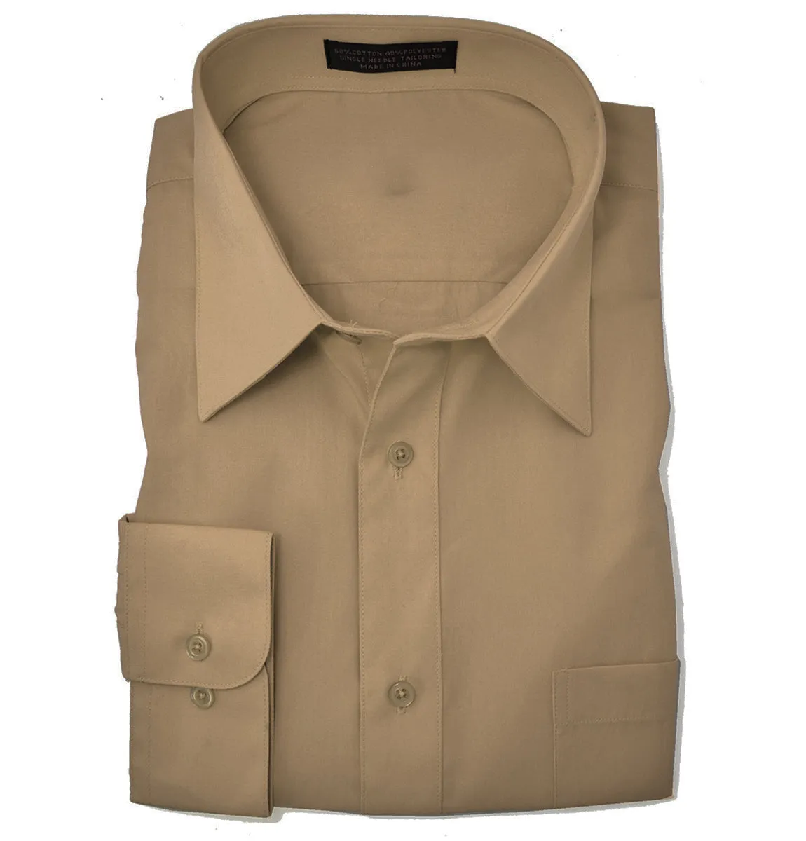 The Essential Solid Mustard Men's Shirt