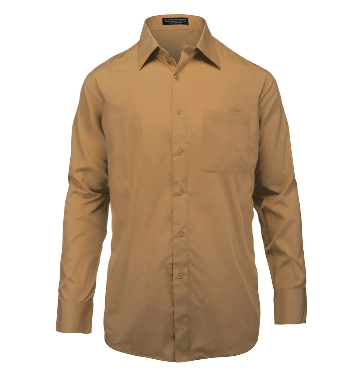 The Essential Solid Mustard Men's Shirt