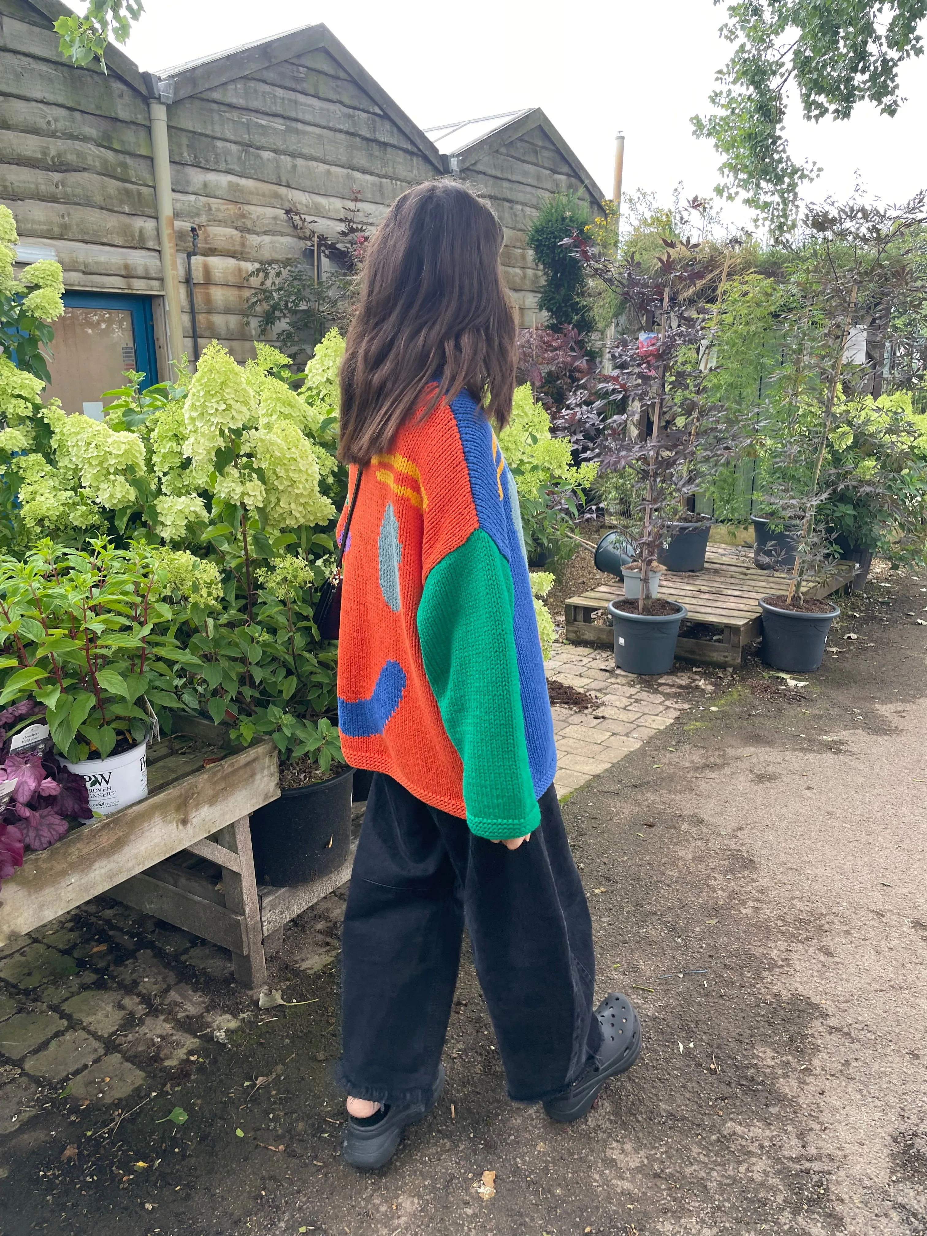 The FEEL GOOD Hand Knit Jumper - Colour Block