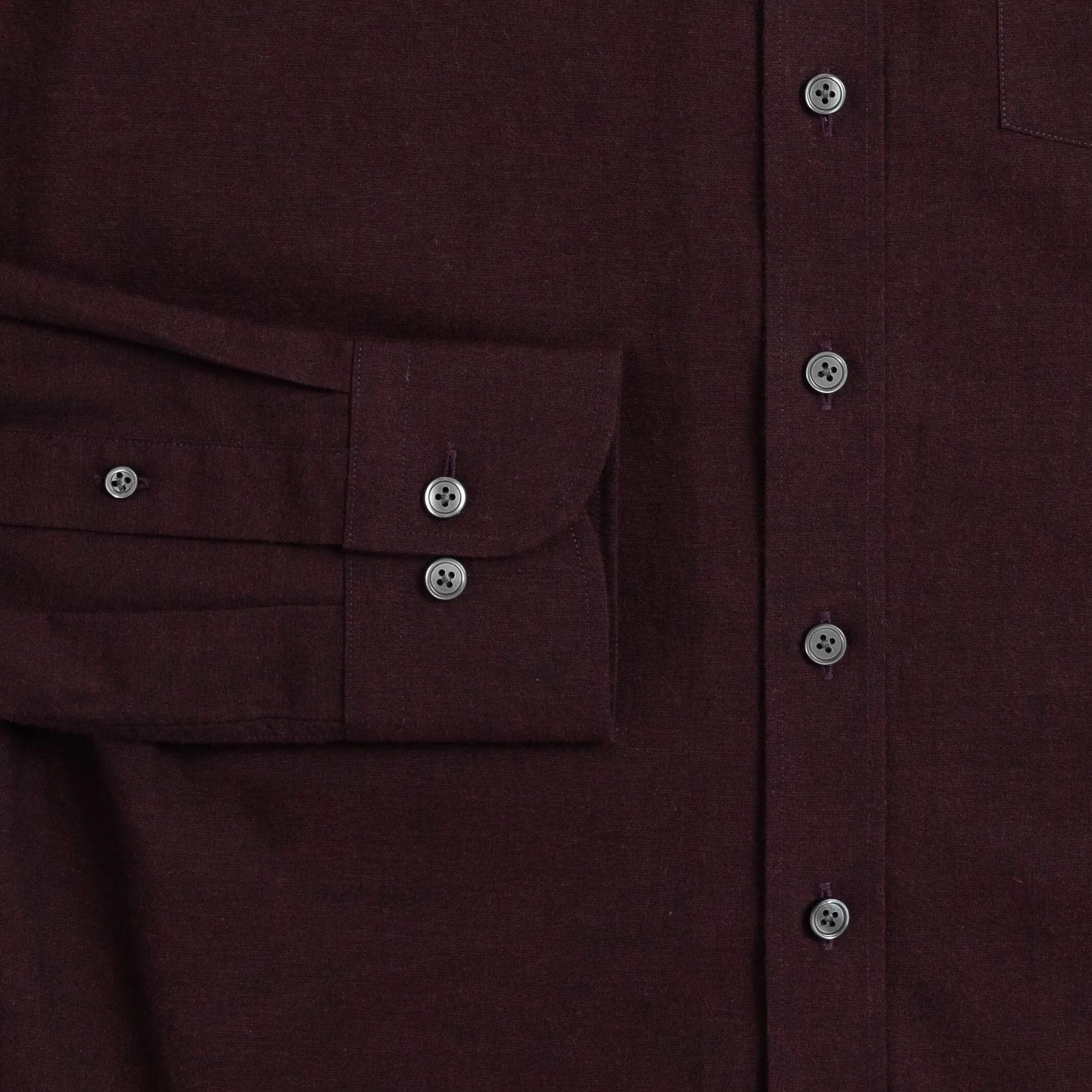 The Oxblood Kingcrest Flannel Custom Shirt