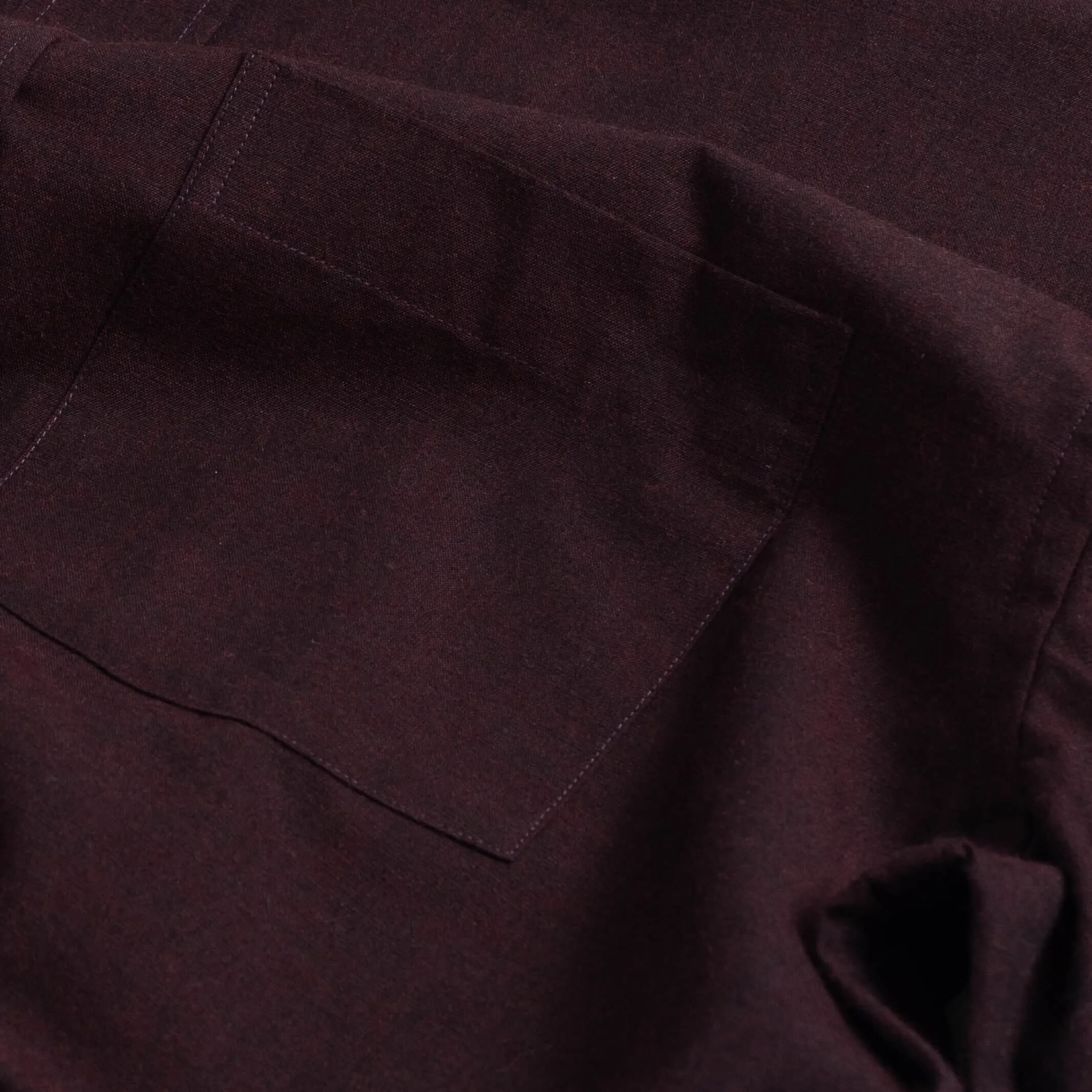 The Oxblood Kingcrest Flannel Custom Shirt