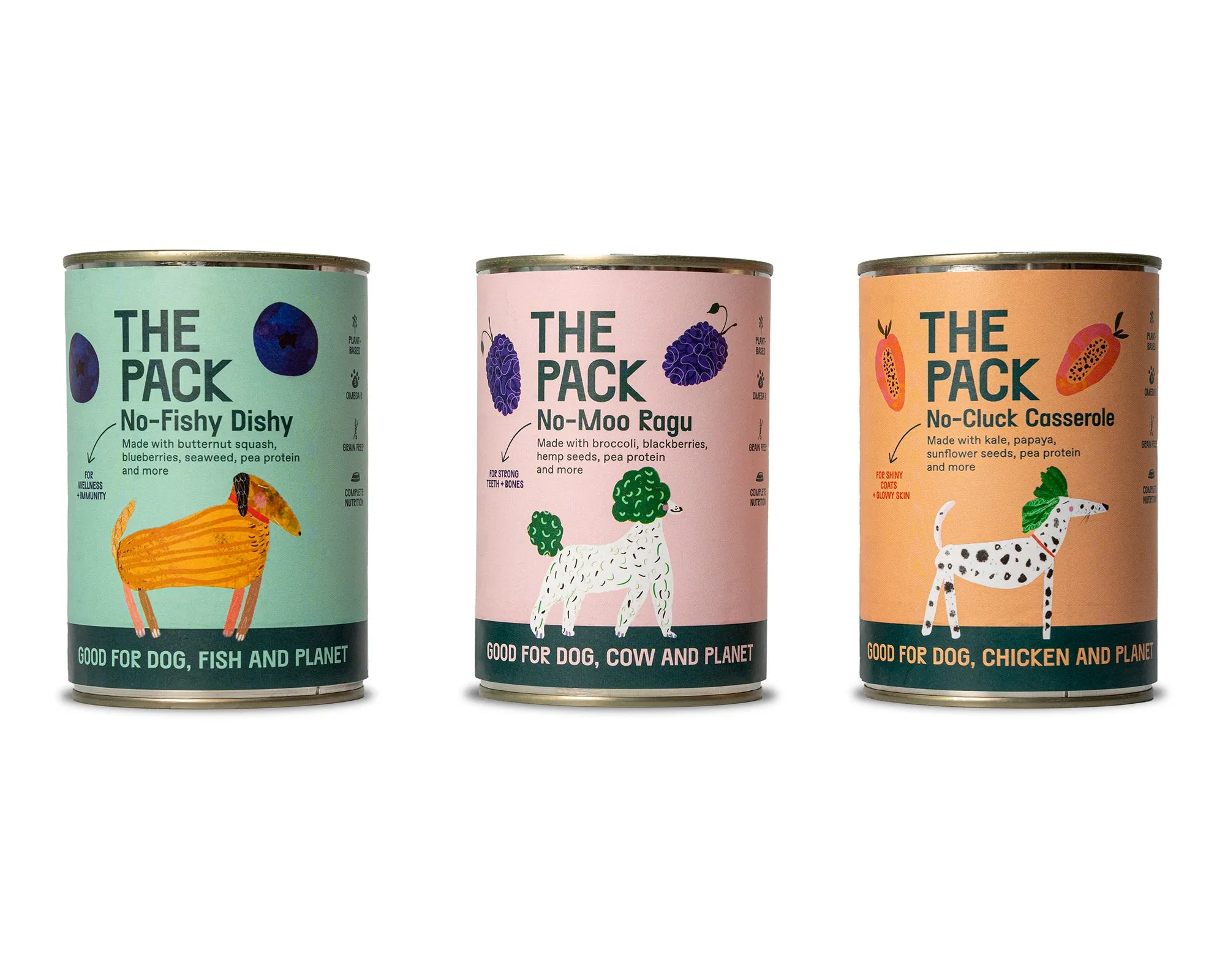 THE PACK No Cluck Casserole 375g Wet Dog Food