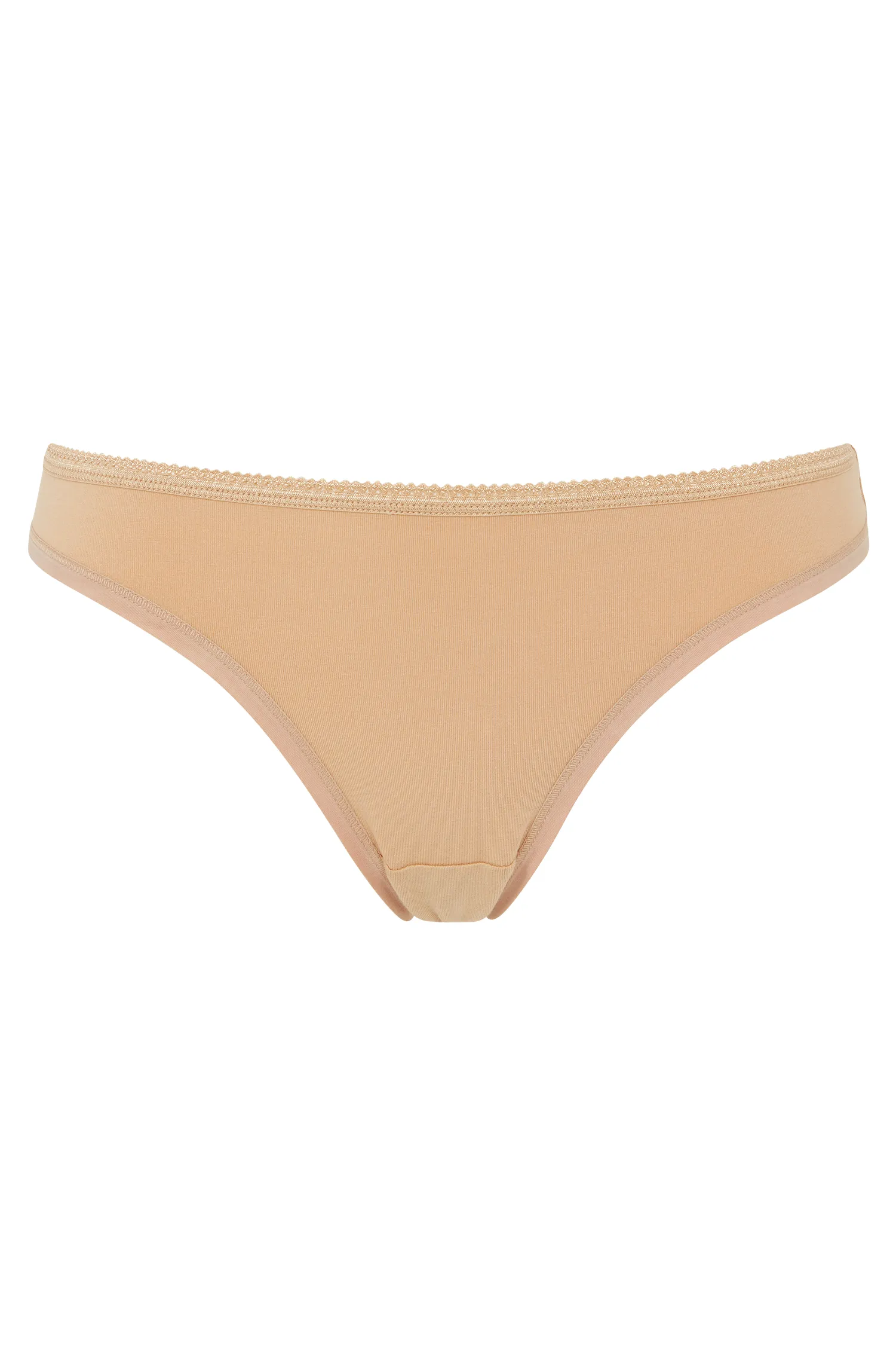 Thong Underwear in Almond