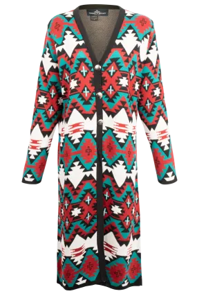 Time of the West Cardigan Coat - Multi