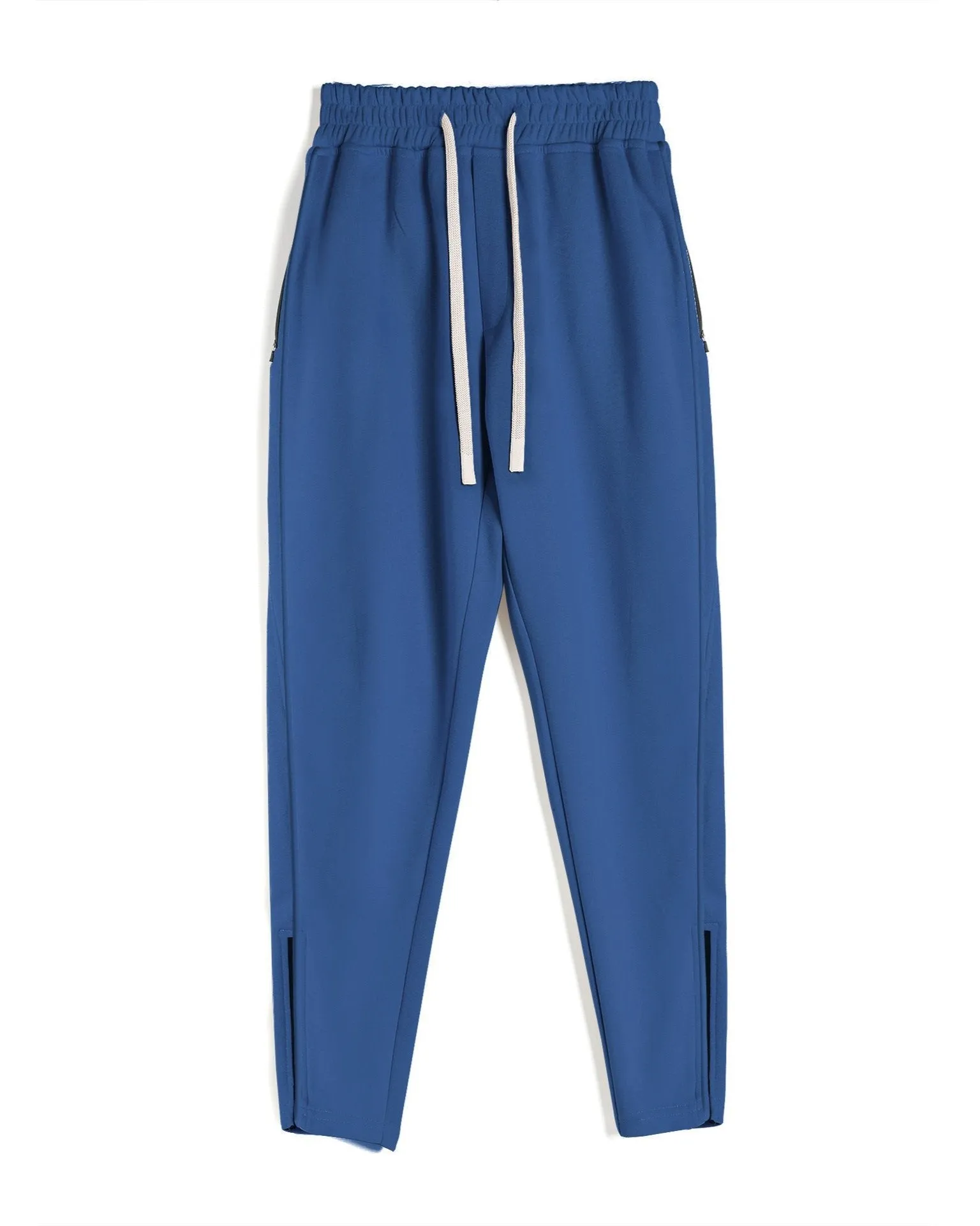 Track Side Sweatpants With Zipper Hem