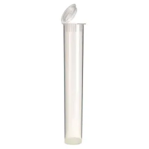 Translucent Squeeze Top Child-Resistant Pre-Roll Tube | 116 mm