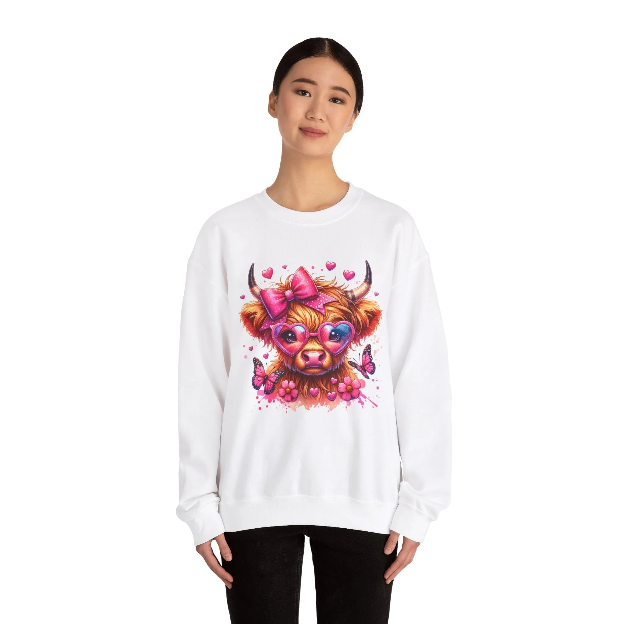 Valentine's Day Cow Lovers Sweatshirt