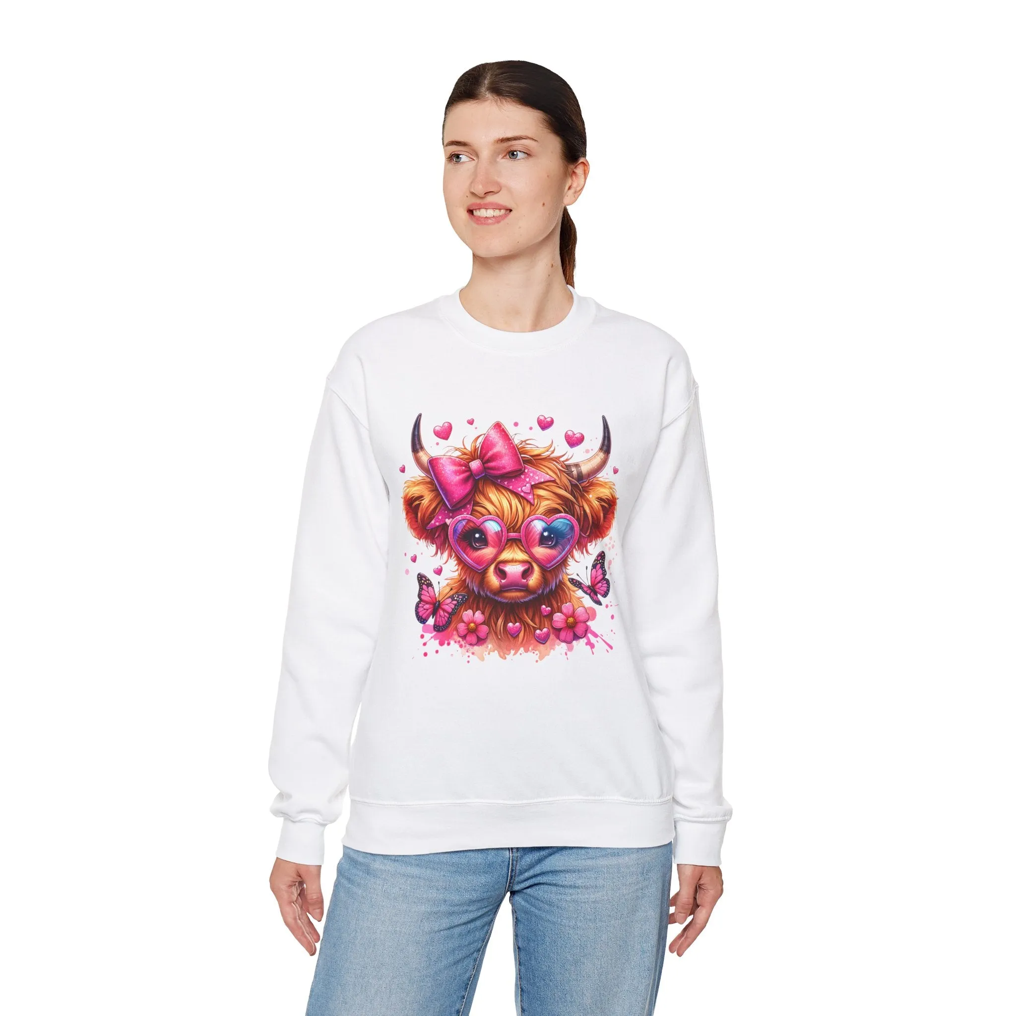 Valentine's Day Cow Lovers Sweatshirt